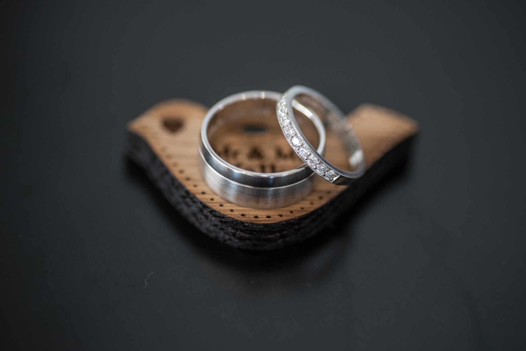 Wedding photography - Hythe beach wedding - the wedding rings