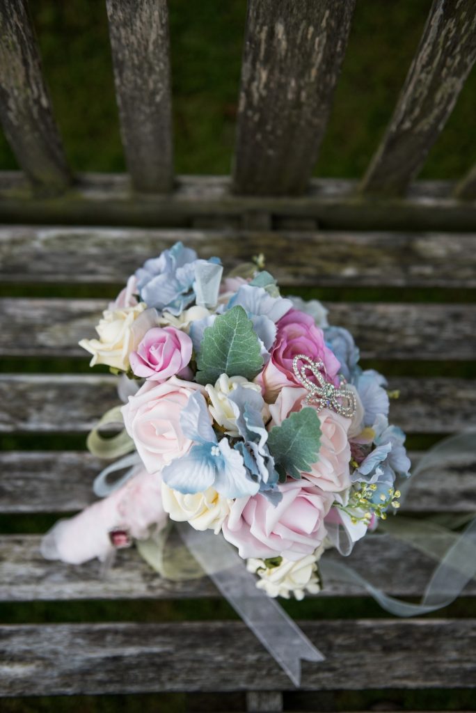 Wedding photography - rustic themed wedding at Hayne House in Saltwood, Kent - the bouquet