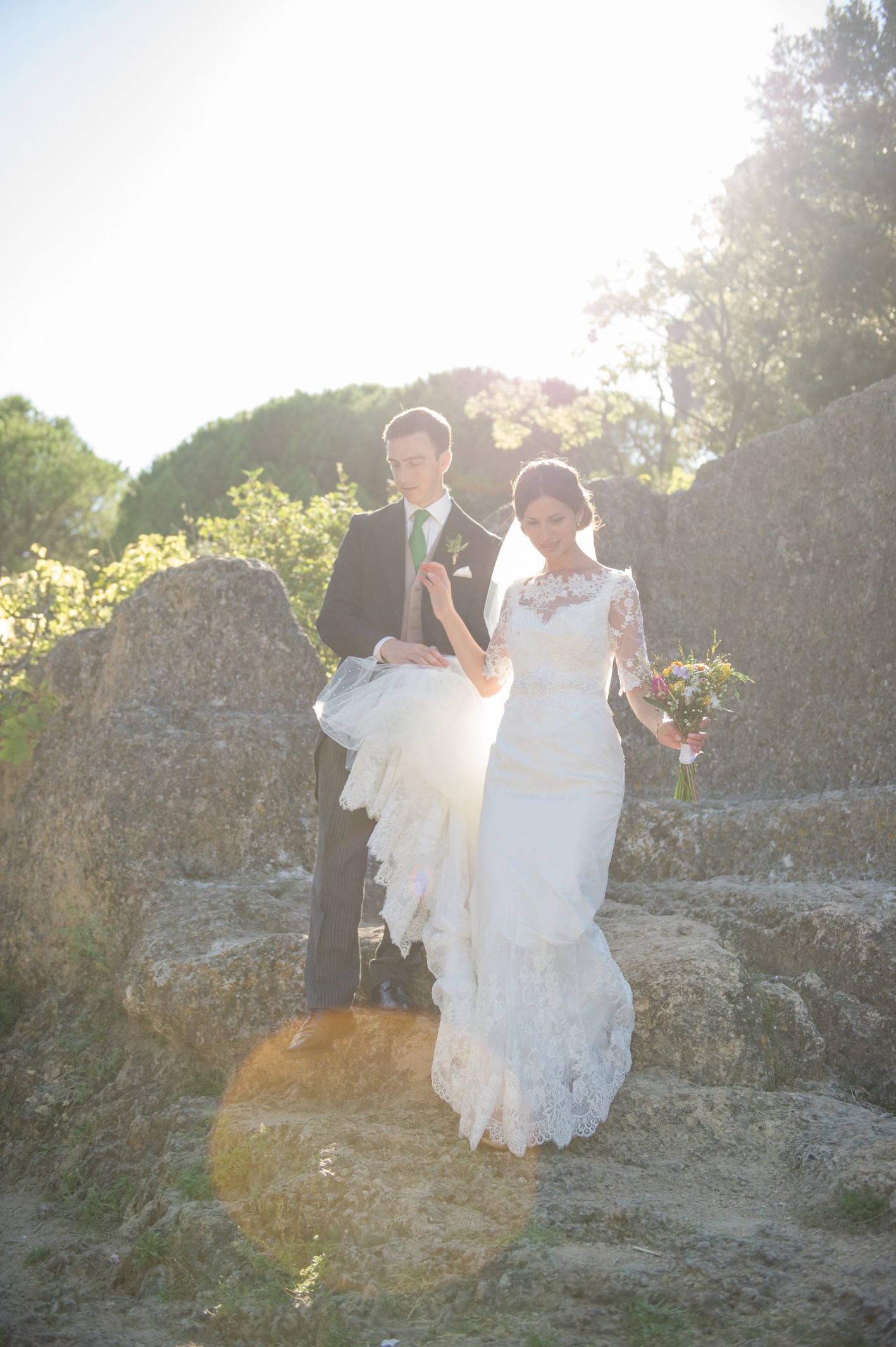 Wedding photography - South of France wedding - the bride and groom