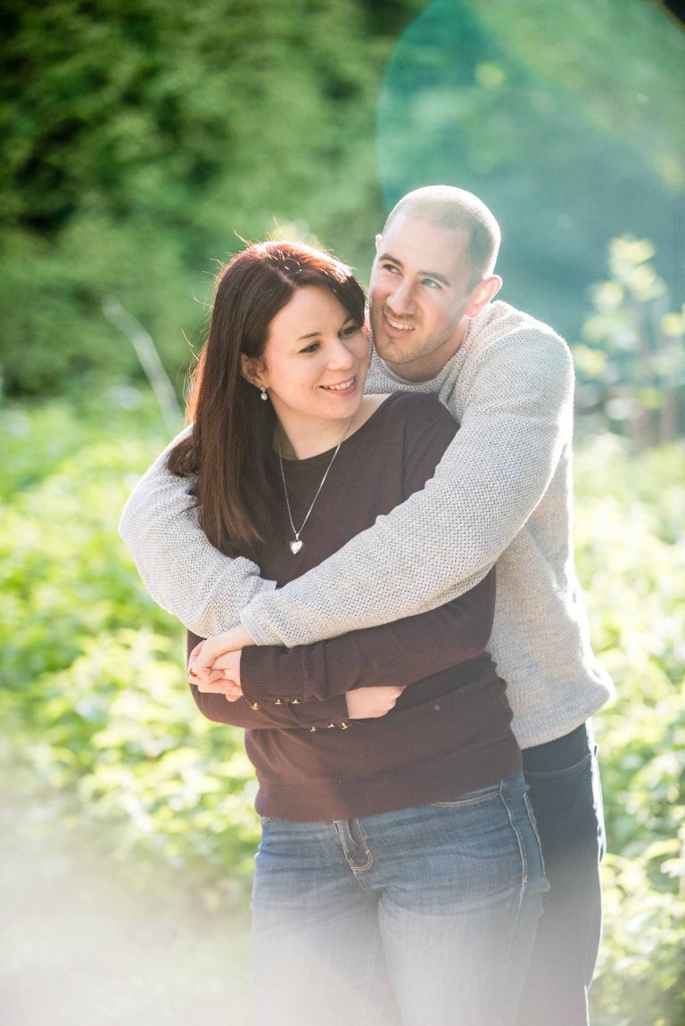 engagement shoot at wotton house and box hill in surrey